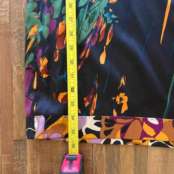 Elie Tahari 100% Silk Abstract Print Shift Dress | Size Small | Y2K-2010s - Picture 4 of 5